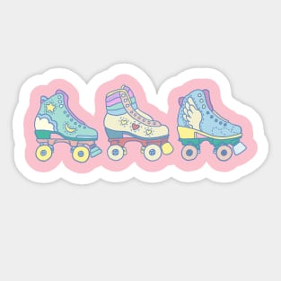 Triple Quads: Skater’s dream Sticker